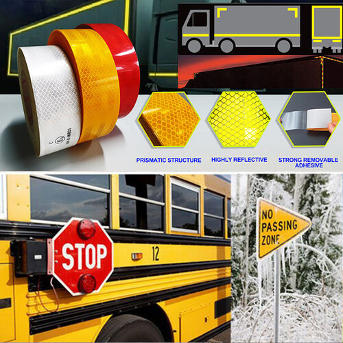 Ultime soluzioni aziendali su Custom Reflective Tape Solutions for Trucks, Trailers, and Construction Vehicles