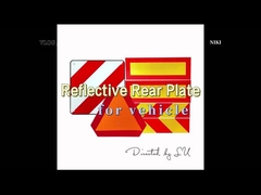 Segnale di avvertimento per portatori di biciclette ad alta intensità a movimento lento Segnale posteriore per camion