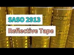 Saso 2913 metallizzato alluminato 2 pollici 25m 50m nastro retroreflessivo per l'Arabia Saudita