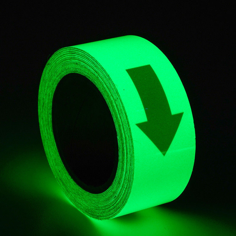 Self-Adhesive Permanent Glow In The Dark Tape Vinyl Strips per il soffitto della parete