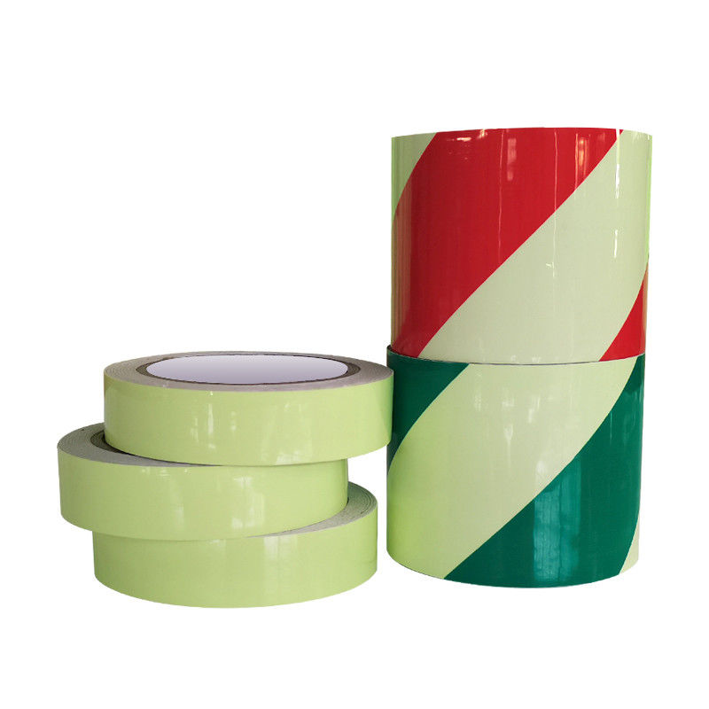 Materiale in PVC stampabile 6-8H Glow In The Dark Tape per segnale di uscita