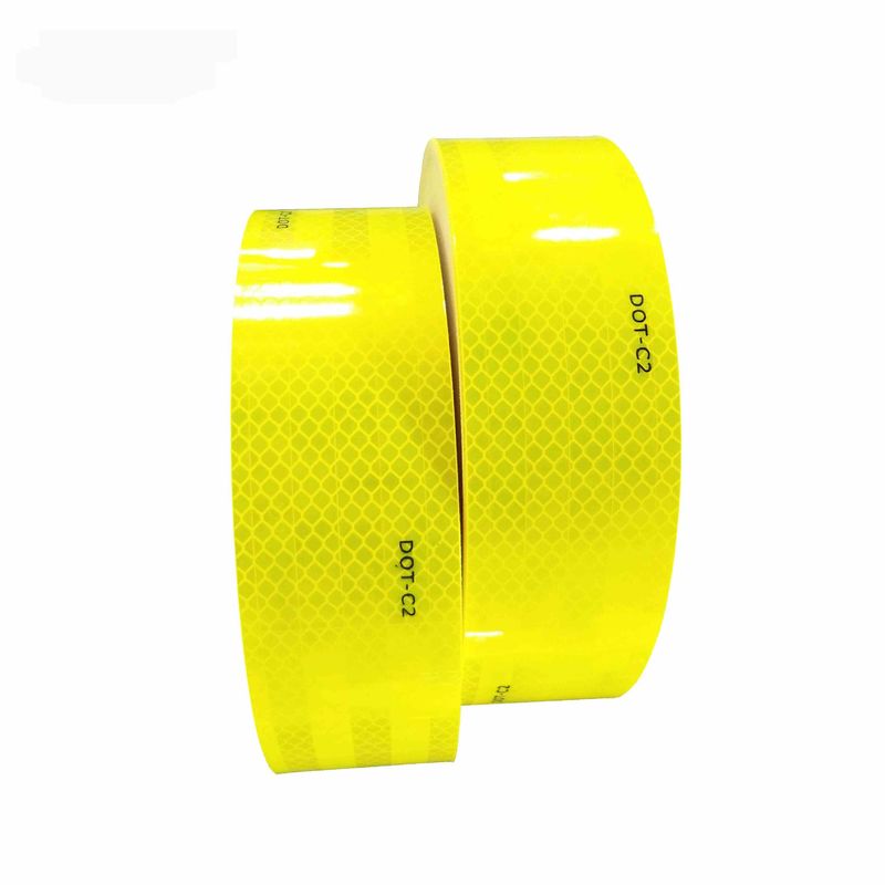 Rubinetto adesivo antipolvere DOT Riflettente Fluorescente Giallo Verde Arancione Per furgoni OEM