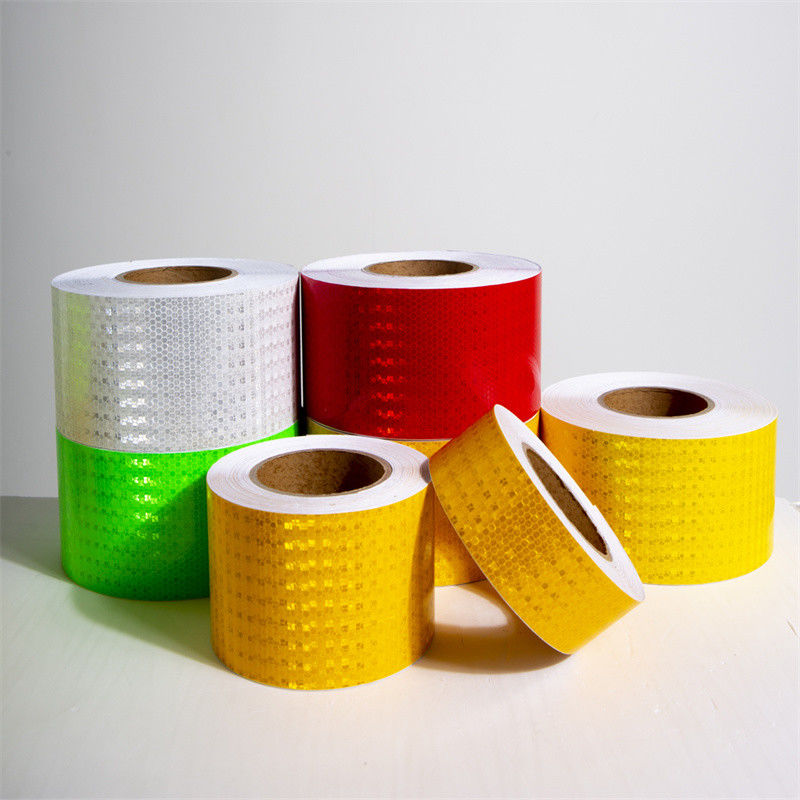 Adesivi ad adesivo per camion a cristallo in PVC con nastro adesivo a radio riflettente Bianco Giallo Rosso Verde Blu