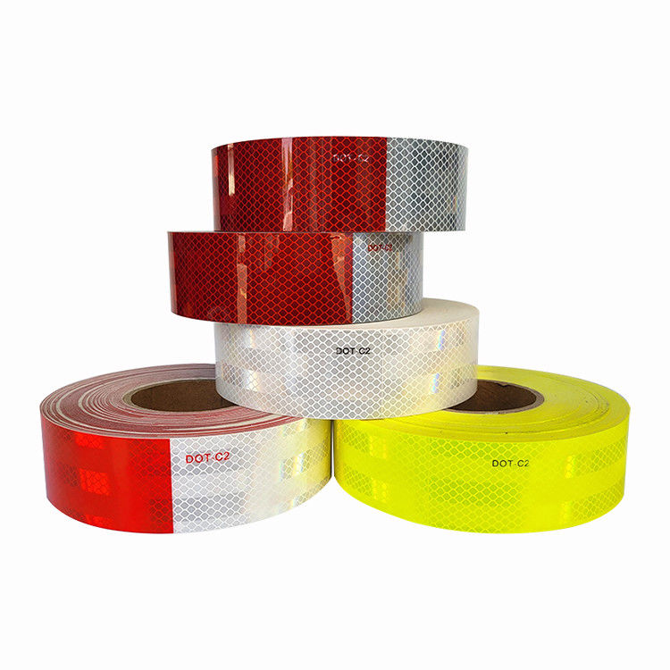 Camion DOT Conspicuità Nastro retroreflettente Bianco Tipo prisma rosso