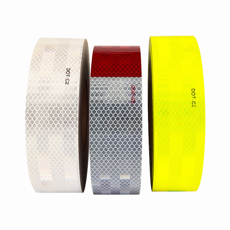 Rubinetto adesivo antipolvere DOT Riflettente Fluorescente Giallo Verde Arancione Per furgoni OEM