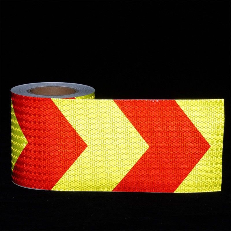 Stampabile PVC Honeycomb Film Riflettente Retro Adesivo Cristallo Color Grid Reflective Mate Per Segnale stradale Sicurezza del traffico