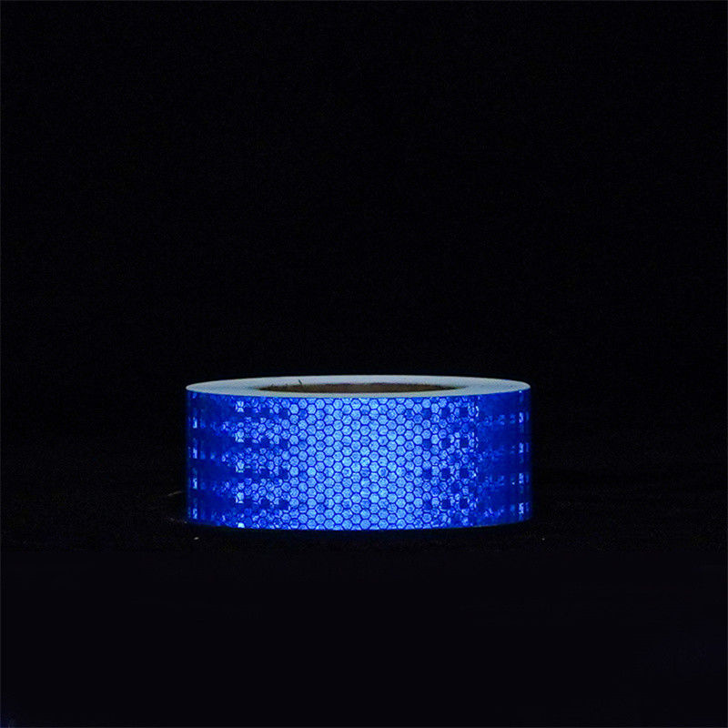 Adesivi ad adesivo per camion a cristallo in PVC con nastro adesivo a radio riflettente Bianco Giallo Rosso Verde Blu