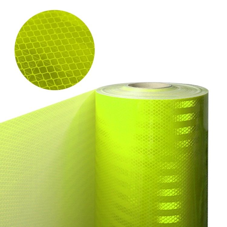 10 anni Acrilico / PMMA Materiale Diamante Grado Prismatico Riflettente Vinyl Adesivo Rollo di foglio per segnali stradali