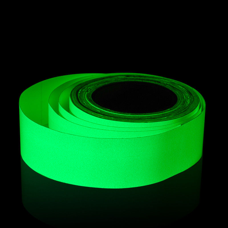 Film fotoluminescente verde stampabile Glow in the dark tape Film luminoso per avvertimento