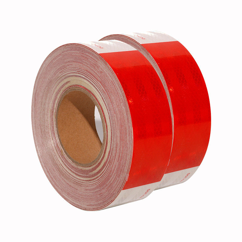 Prodotto di fabbrica Acrilico resistente all'usura per animali domestici DOT C2 Segnali stradali rosso e bianco Nastro riflettente