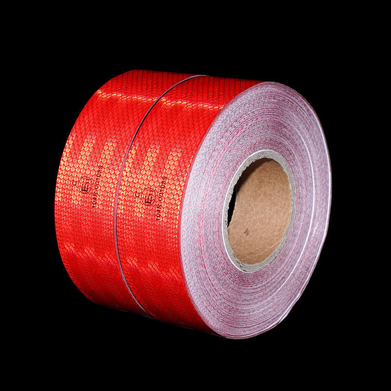 Conpicuità gialla ECE 104r Nastro riflettente film foglio di vinile striscia adesivo in rotolo con adesivo per camion auto