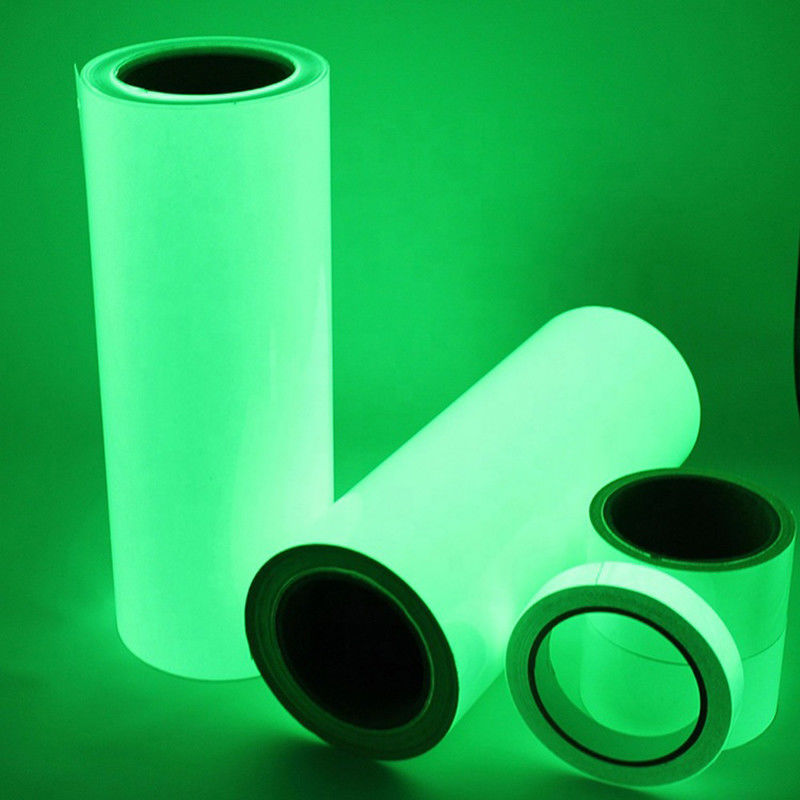 Film fotoluminescente stampabile 1.24X45.7m Glow in The Dark Nastro luminoso per avvertimento