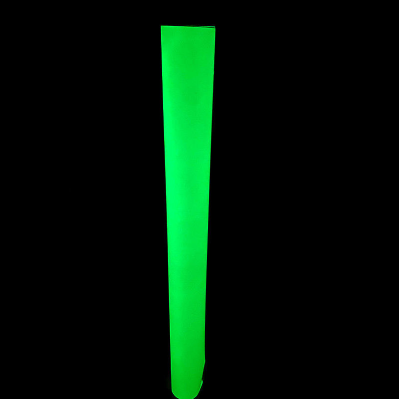 Autoadesivo fotoluminescente PET luminescente PVC acrilico stampabile luminoso luminoso nel nero vinile