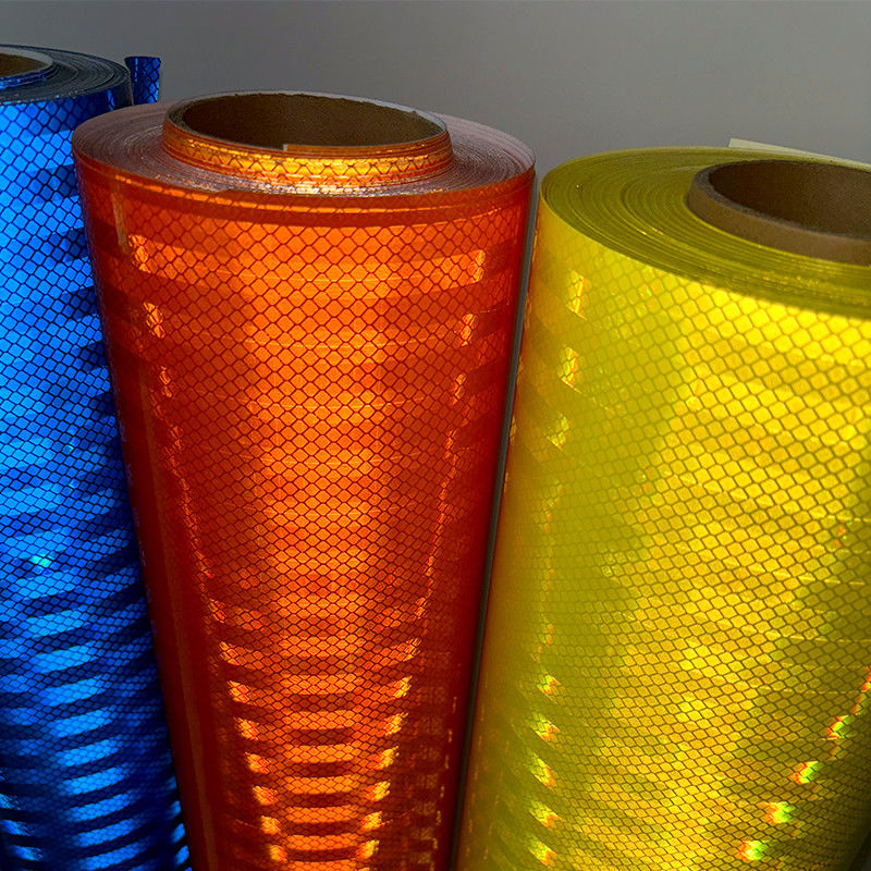 1.22X45.7m Pellicola Riflettente Microprismatica di Qualità 3M, Grado Diamante HIP ad Alta Visibilità, per Stampa Eco-Solvente, Acrilico per Segnaletica Stradale