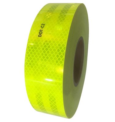 Buon prezzo Conspicuità Giallo Sicurezza DOT Nastro riflettente di marcatura resistente alle intemperie in linea