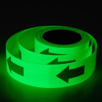 Buon prezzo L'ODM Arrow Glow In The Dark Sticker Tape per l'avvertimento notturno in linea