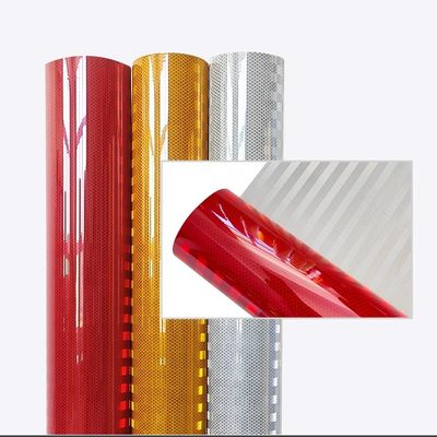 Buon prezzo D'oro rosso foglio riflettente prismatico flessibile stampabile ODM in linea