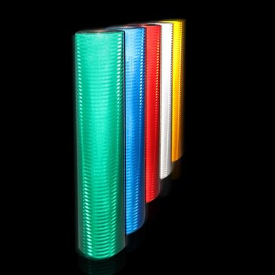 Buon prezzo PET Self Adhesive Prismatic Reflective Sheet Vinyl Film per segnale stradale in linea