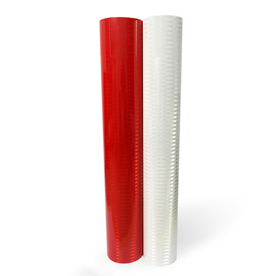 Buon prezzo Rovere di foglio riflettente prismatico ad alta intensità rosso stampabile OEM flessibile in linea