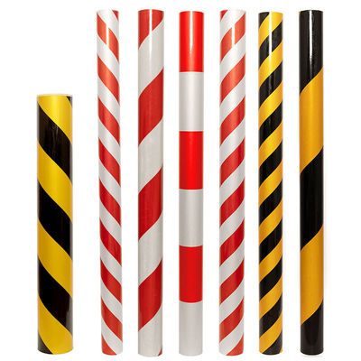 Buon prezzo Self-Adhesive Chevron Reflective Vinyl Film Sheet Vinyl Roll Grade pubblicitario in linea