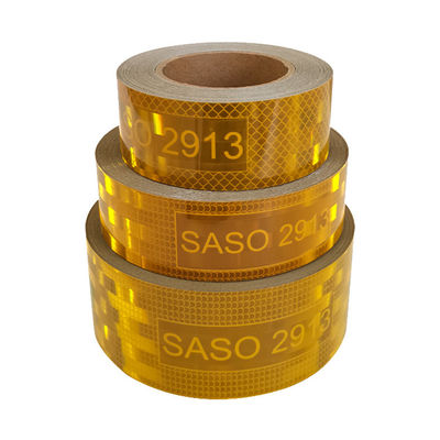 Buon prezzo SASO 2913 nastri riflettenti per esterni giallo arancione OEM in linea
