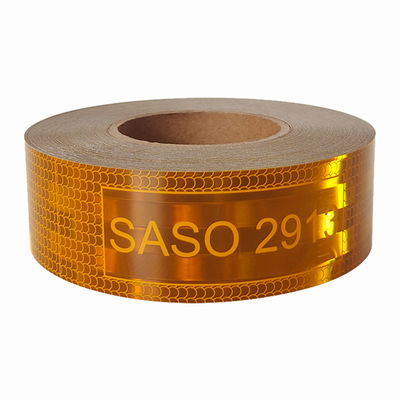 Buon prezzo SASO 2913 Nastro riflettente di radio, rotolo di nastro giallo in linea