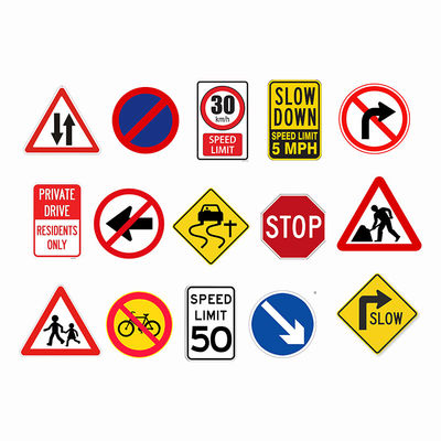 Buon prezzo OEM Metal Aluminum Slow Kids Riflettente Segnaletica stradale Segretezza del traffico Tavola segnaletica in linea