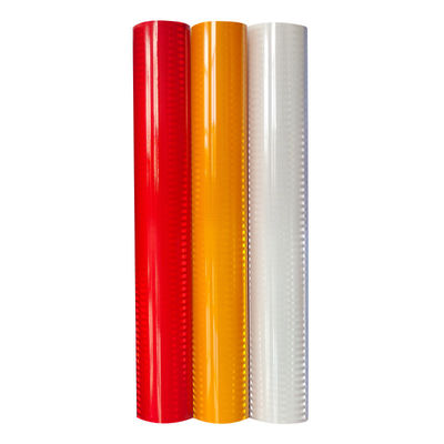 Buon prezzo Bianco giallo rosso verde blu arancione film riflettente prismatico colorato per segnali stradali in linea