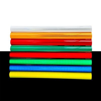 Buon prezzo 1.22 X 45.7m Diamante tipo Micro-prismatico foglio riflettente per il prodotto di sicurezza in linea