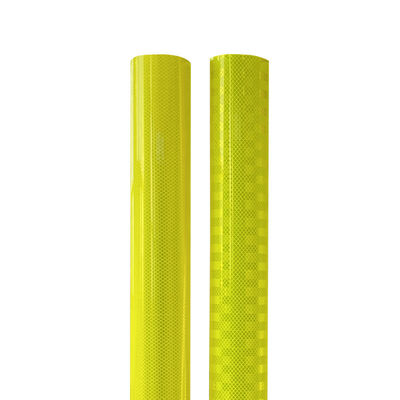 Buon prezzo Fogli riflettenti per autobus scolastici ad avvertimento giallo fluorescente in linea