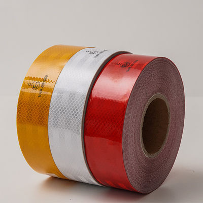 Buon prezzo LU Fabbrica ingrosso Adesivo impermeabile DOT C2 Camioni rosso e bianco Sicurezza rimorchio Retro ECE 104r Cinta Reflectiva Nastro riflettente in linea