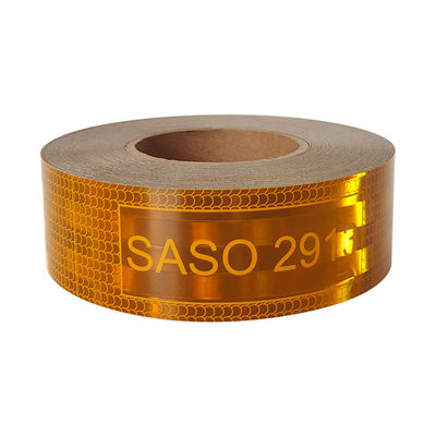 Buon prezzo SASO 2913 nastro riflettente alluminato autocarro adesivo riflettente Arabia Saudita per la sicurezza in linea