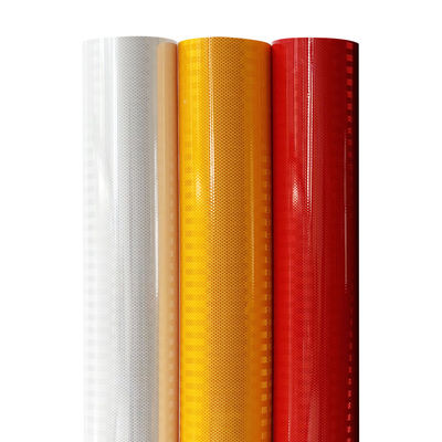 Buon prezzo ASTM D4956 Tipo II Materiale riflettente rosso di grado EGP per segnali stradali di arresto in linea