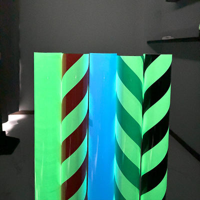 Buon prezzo Adesivo Autoadesivo Impermeabile Luminoso al Buio Attenzione Vinile Pellicola Luminosa a Lunga Durata in linea