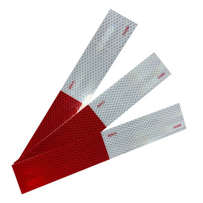 Buon prezzo Rubinetti riflettenti di marcatura di sicurezza DOT-C2 prismatici rosso e bianco per camion e rimorchi in linea