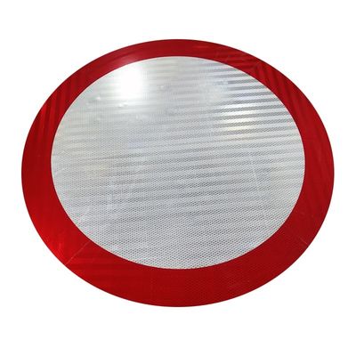 Buon prezzo Segnali stradali in alluminio in bianco regolamentare riflettenti in linea