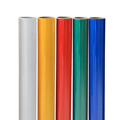 Buon prezzo 5 Years Printable Adhesive Engineer Grade Reflective Cutting Vinyl for Temporary Signs in linea