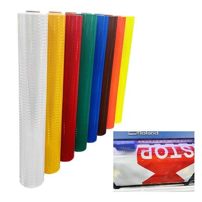 Buon prezzo Segnaletica stradale stampabile con eco-solvente e UV, HIP, 10 anni di garanzia, pellicola riflettente prismatica in linea