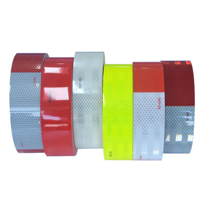 Buon prezzo Reflector Reflective Sticker Reflectant poliestere ECE 104R DOT-C2 Camion Veicolo Conspicuità Nastro autoadesivo in linea