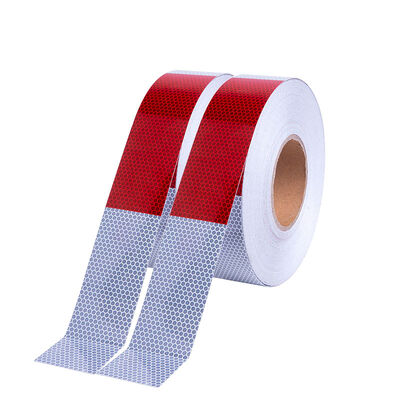 Buon prezzo Nastro di sicurezza riflettente DOT-C2 con tecnologia di perline di vetro Durabilità per camion in linea