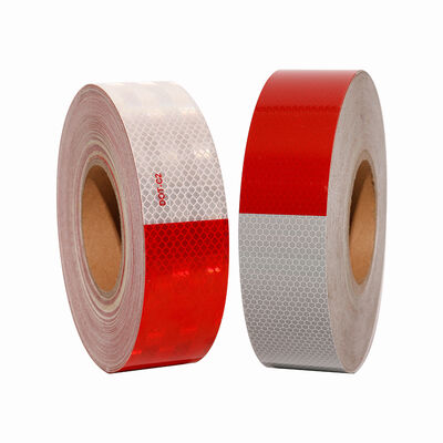 Buon prezzo DOT-C2 nastro di sicurezza riflettente microprismatico approvato con durata di 10 anni per camion e rimorchi in linea