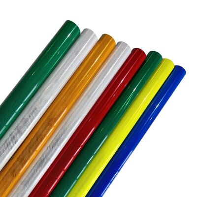 Buon prezzo Pellicola riflettente stampabile di grado diamantato ad alta riflettività e struttura microprismatiche per la sicurezza stradale in linea