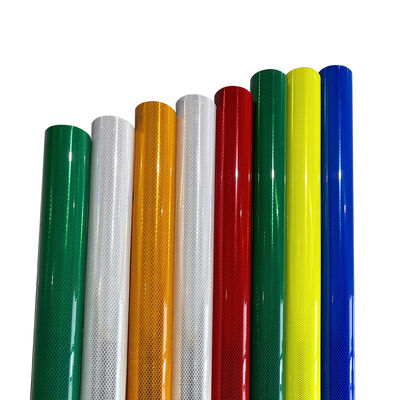 Buon prezzo ASTM D4956 Tipo XI conforme DG Foglio riflettente in grado di diamante con adesivo sensibile alla pressione per segnali stradali in linea