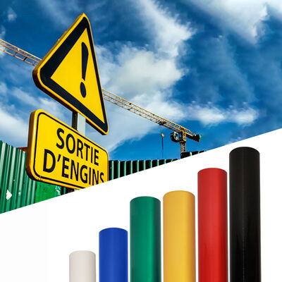 Buon prezzo ASTM D4956 Pellicola riflettente di grado tecnico di tipo I per segnaletica di controllo del traffico in linea